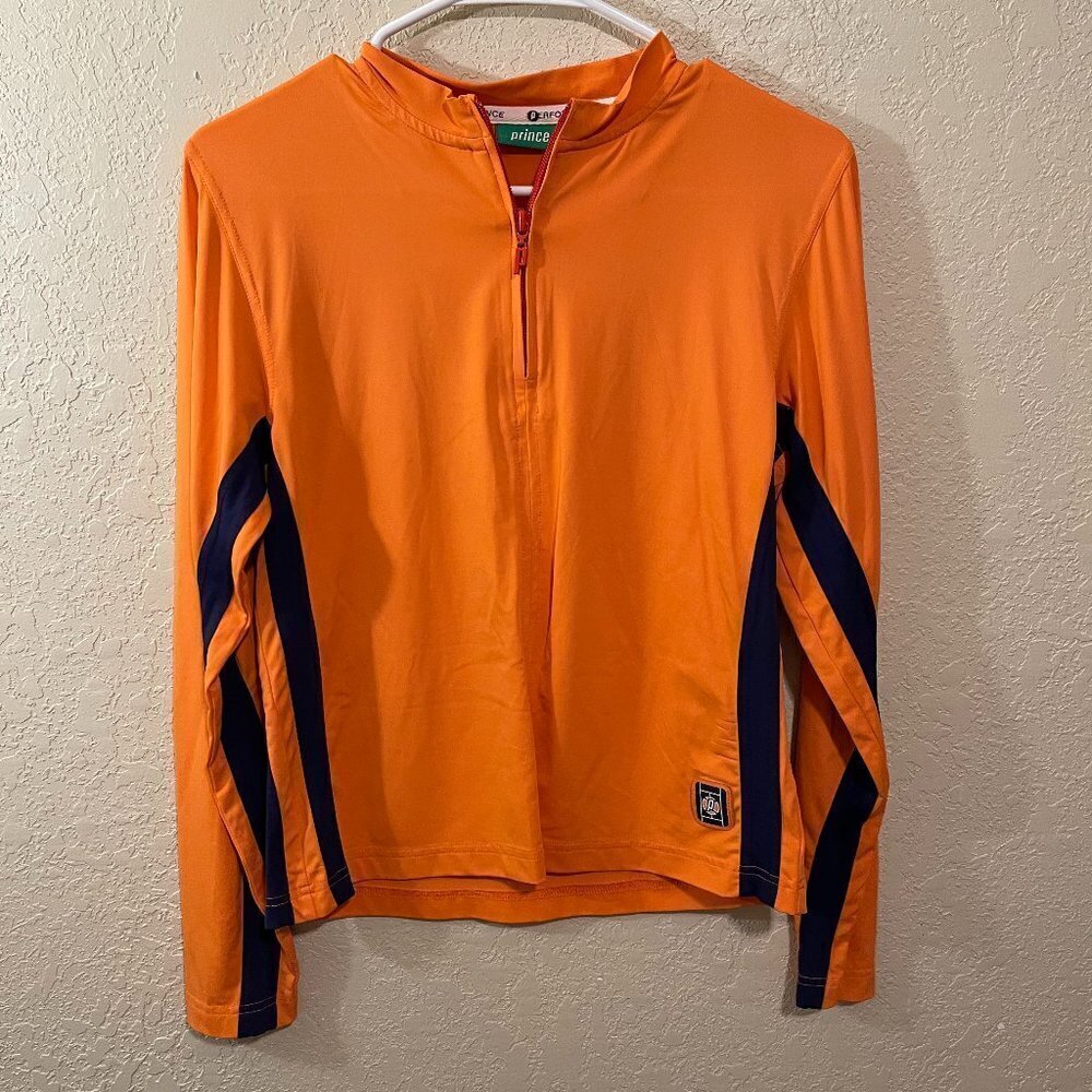 Women's Prince Performance Zip up Pullover Tennis Shirt